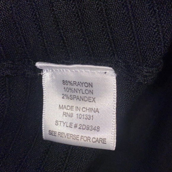 Charlotte Russe Black Large Low Backless Midi Dress - Picture 7 of 7